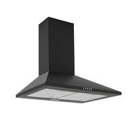 Caple CCH601BK - Black 60cm Chimney Extractor - 305m³/h - C Energy Rating