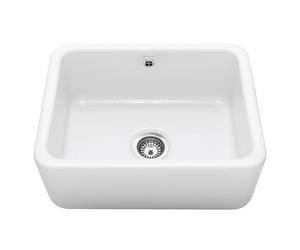 Caple CPBS600 Butler 60cm Single Bowl Ceramic Sink - WHITE