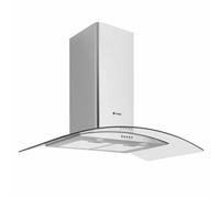 Caple PLASCGC911SS - Black Glass 90cm Wall Chimney Hood - 456m³/h - C Energy