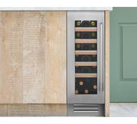 Caple Sense Premium WI3150 30cm Under Counter Stainless Steel Wine Cooler