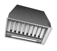 Caple Storm ST524 52cm Wide Stainless Steel Built-Under Canopy Hood