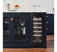 Caple WI3125BS 30cm Undercounter Wine Cooler - BLACK STEEL