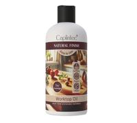 CaplinTec Worktop Oil - Wood Surfaces Oil with Premium Protection, the Ultimate Solution for Preserving and Beautifying Your Kitchen Worktops, Decking, and Garden Furniture (500ml)
