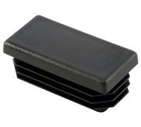 CAPLUGS - 1 1/2" x 3" | 10-14 Ga Tube Insert | Snap in Rectangular Cap Plugs | Fence Post Steel Pipe Tube Inserts - Fitness Equipment End Caps (4) Pack TOP SECRET PDR
