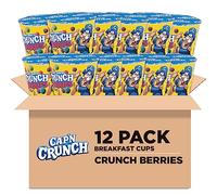 Cap'n Crunch Crunch Berries Breakfast Cereal, 12 Individual Cups