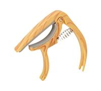 ＡＷＨＡＯ Capo for Electric Guitar, Tuner, Musical Instrument Accessory, Quick-release Clamp, Capo That Can Be Activated By Pushing A Button, Light Wood Grain
