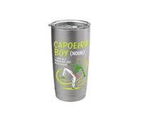 Capoeira Boy Noun Same As A Normal Boy Cooler Stainless Steel Insulated Tumbler