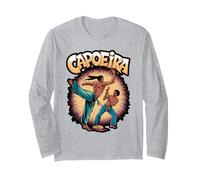 Capoeira Martial Arts Silhouettes Design Long Sleeve T-Shirt