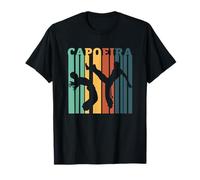 Capoeira Retro Stripe Design Martial Arts T-Shirt