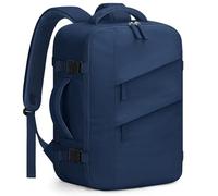 Capolo Travel Backpack for Women Men Waterproof Laptop Backpack Personal Item/Carry On Backpack Overnight Weekender Bag, Navy Blue, S