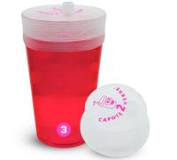 Capote2Verre Set of 3 Anti Spike Drink Covers - Reusable Anti-Spiking Protector - Spill-Proof Cup Lid for Bars & Festivals - Scrunchie Style Safety Cover - Fits All Glasses