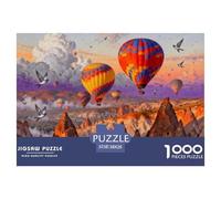 Cappadocia Balloon Valley Wooden Jigsaw Puzzle Waterproof 1000 Piece Puzzles for Adults Fun Educational Games