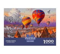 Cappadocia Balloon Valley Wooden Jigsaw Puzzle Waterproof 1000 Piece Puzzles for Adults Impossible Home Decoration