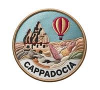 Cappadocia Hot Air Balloon Patch (3 Inch) Embroidered Iron-on/Sew-on Badge Travel Turkey Souvenir Vacation Gift Patches