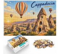 Cappadocia Hot Air Balloons and Fairy Chimney Jigsaw Puzzle, 1000 Piece | For rainy days at home: Adult jigsaw puzzle with 1000 pieces; for a satisfying activity at home.