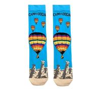 Cappadocia Pattern Hot Air Balloon Socks/Colourful Fun Socks/Novelty Socks/Gift Socks/Unisex Socks