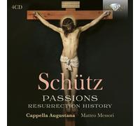 Cappella Augustana Matteo Messori Schütz: Passions, R (CD) (PRESALE 13/03/2026)