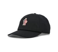 Cappello da baseball in cotone con logo - male - Moncler - Hats & Caps - Black - ONE SIZE - Accessories ONE SIZE