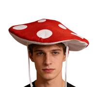 Cappello Da Fungo Costume Da Cappello Da Fungo, Berretto Da Festa In Peluche Oversize Con Tesa Larga Accessorio Cosplay Di Funghi Creativi Per Adolescenti E Adulti Divertenti Decorazioni Per Fes