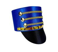 Cappello Per Adulti, Polyester 58 cm | Giocattolo Ad Anello Per Majorette Di Banda Marciante, Cappello Da Soldato Per Tamburo Maggiore Creativo | Per Adulti, Adolescenti, F