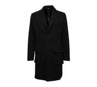 Cappotto Taglio Vivo Interno Sfoderato - male - Officina36 - Single-Breasted Coats - Black - M - Coats M