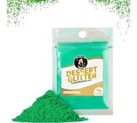 Cappstan UK® 12g Green Edible Glitter | Irish Cake Decoration | ST Patrick's Paty Cake Toppers | Edible Glitter for Cake Decorating | Powder Dust Colouring