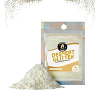 Cappstan UK® 12g Pearl White Edible Glitter for Cakes | Edible Cake Decorations | Halloween Cakes | White Edible Glitter for Cake Decorating | Powder Dust Colouring