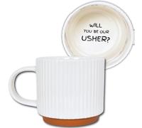 Cappstan UK Will You Be Our Usher ? | Surprise Usher Proposal Mug | Ask the big question over a cup of tea!
