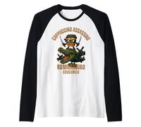 Cappuccino Assassino Bombardiro Crocodilo Italian Brainrot Raglan Baseball Tee