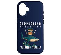 Cappuccino Assassino Tralalero Tralala Italian Brainrot Meme Case for iPhone 16