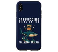 Cappuccino Assassino Tralalero Tralala Italian Brainrot Meme Case for iPhone XS Max