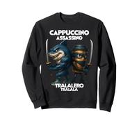 Cappuccino Assassino Tralalero Tralala Italian Brainrot Meme Sweatshirt