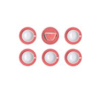 Cappuccino cup with a saucer Loveramics Egg Berry, 200 ml, 6 pcs.