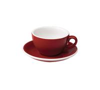 Cappuccino cup with a saucer Loveramics Egg Red, 200 ml