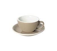 Cappuccino cup with a saucer Loveramics Egg Taupe, 200 ml
