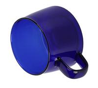Cappuccino Cups, Coffee Cup, Glass Mug Borosilicate Glass Coffee Mug Cappuccino Mug Glass Coffee Mugs For Hot Drinks With Handles for Home (Blue)