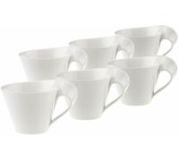 Cappuccino Tea Coffee Mugs x 6 - Villeroy & Boch 400ml Cups