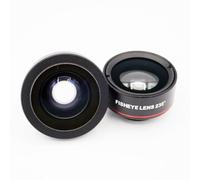 CAPPY CAMERA Wide Angle & 235 Fisheye Screw-On Lens Set for DSLR & Mirrorless | 0.4X Ultra-Wide HD Optical Glass Phone & Camera Lenses
