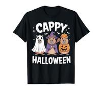 Cappy Halloween Capybara Lovers Cute Spooky Animal Fans T-Shirt