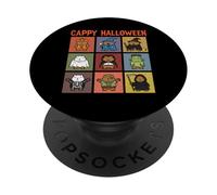 Cappy Halloween Funny Capybara Costumes Cute Spooky Animals PopSockets Adhesive PopGrip