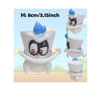 (Cappy, No Box) Super Mario Action Figure Bowser Princess Peach Anime Game All Star Collection Model Toy for Children