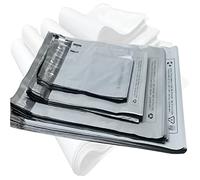 Capra Falconeri Mixed 100x Grey Mailing Bags - Assorted Postage Polythene Self Seal Parcel Plastic Envelopes - 100% Recyclable - Strong Postal Packing Packaging Shipping Bags