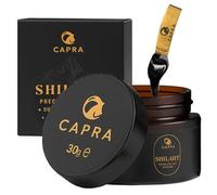 CAPRA Shilajit Resin 30g - 100% Pure Himalayan Gold Grade | High Strength Fulvic Acid & 80+ Minerals | Energy, Stamina & Immune Support Supplement