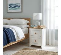 Core Products Felka 2 Drawer Petite Bedside, White