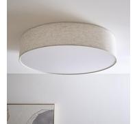 Capri 38cm 2 Light Or 45cm 3 Light Linen Drum Shade (3 Light - 45cm)