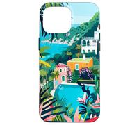 Capri Art Italy Aesthetic Case for iPhone 16 Pro Max
