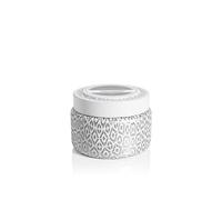 Capri Blue White Printed Travel Tin - Volcano - 8.5 Oz