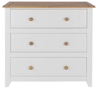 Capri Chest - 3 Drawer - White
