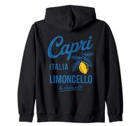 Capri Italia Limoncello La Dolce Vita Art Zip Hoodie