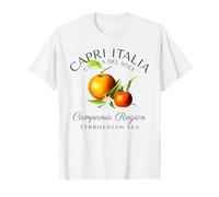 Capri Italia Oranges Travel Campania Tyrrhenian Sea Italy T-Shirt